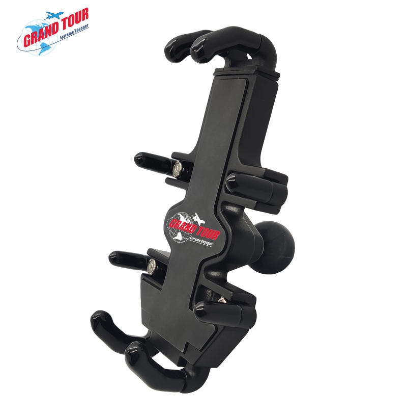thumbnail image 2 of Aluminum Motorcycle Handlebar Phone Holder – For Harley-Davidson Touring & More 2 of 4